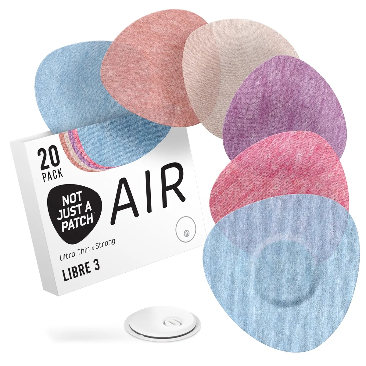 Not Just a Patch Air multipack for FreeStyle Libre 3 shown by the manufacturer
